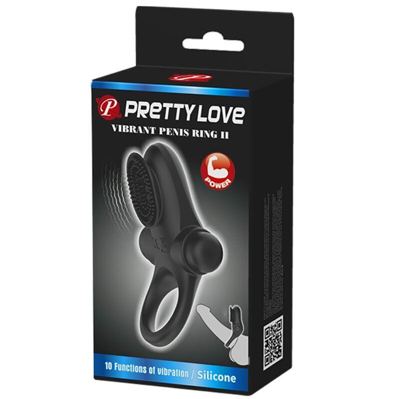 pretty love anello vibratore ii per il pene nero