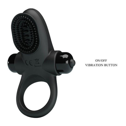 pretty love anello vibratore ii per il pene nero