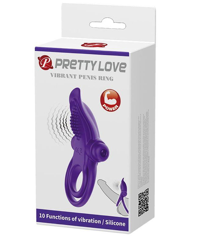 pretty love anello vibrante per pene viola