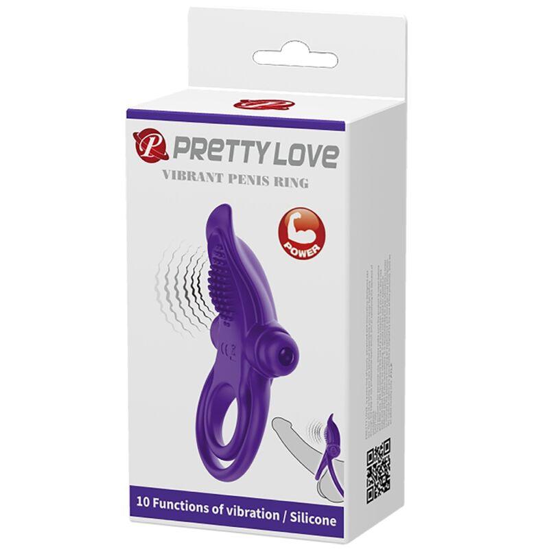 pretty love anello vibrante per pene viola