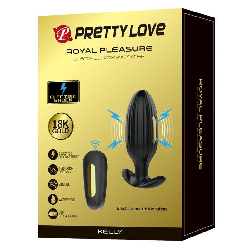 pretty love vibratore anale ricaricabile kelly plug nero