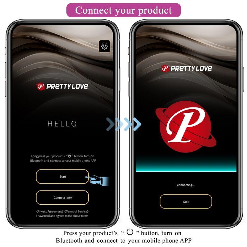 pretty love plug anale controllato da app jefferson nero