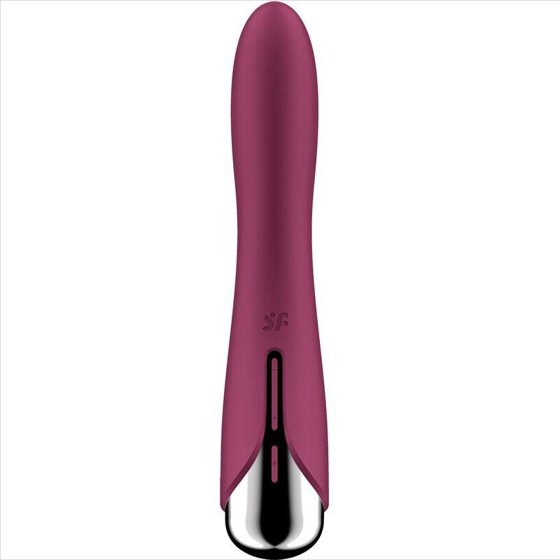 satisfyer spinning vibe 1 vibratore g spot rotator rosso