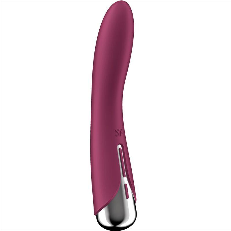 satisfyer spinning vibe 1 vibratore g spot rotator rosso