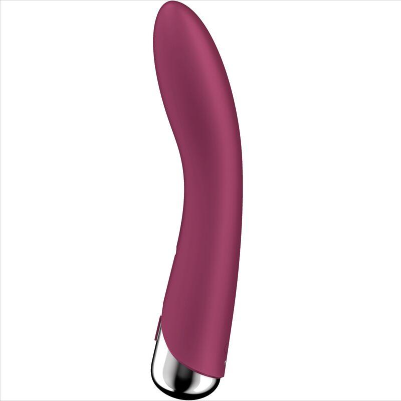 satisfyer spinning vibe 1 vibratore g spot rotator rosso