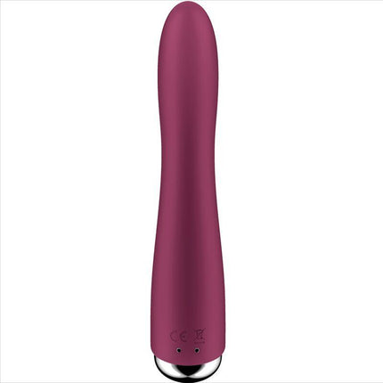 satisfyer spinning vibe 1 vibratore g spot rotator rosso