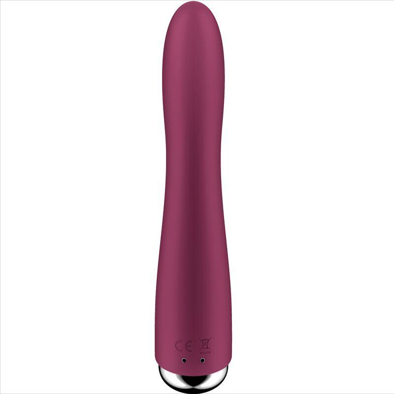 satisfyer spinning vibe 1 vibratore g spot rotator rosso