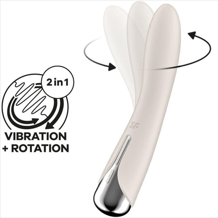 satisfyer spinning vibe 1 vibratore g spot rotator rosso