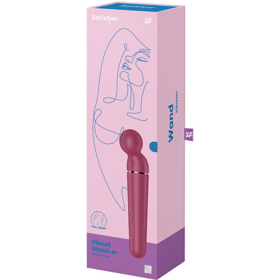 satisfyer massaggiatore vibratore planet wand er berry