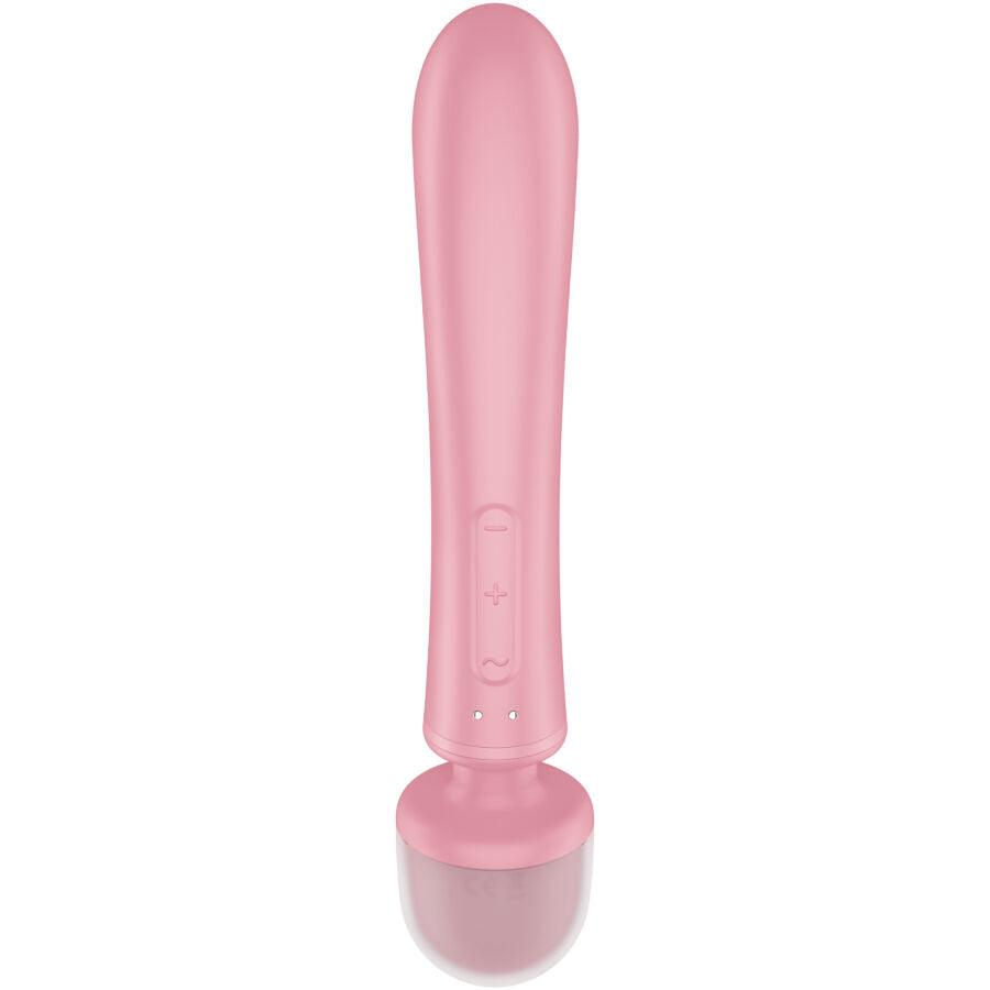 satisfyer massaggiatore vibratore coniglio triple lover rosa