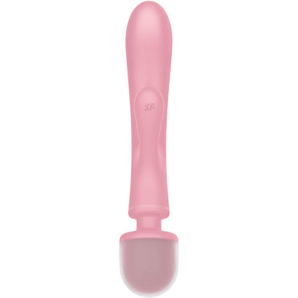 satisfyer massaggiatore vibratore coniglio triple lover rosa