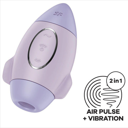 satisfyer mission control lilla piccolo vibratore a doppio impulso