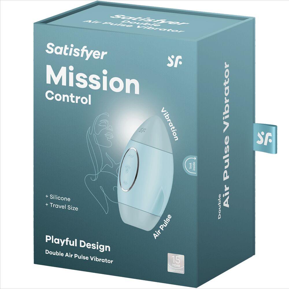 satisfyer mission control lilla piccolo vibratore a doppio impulso