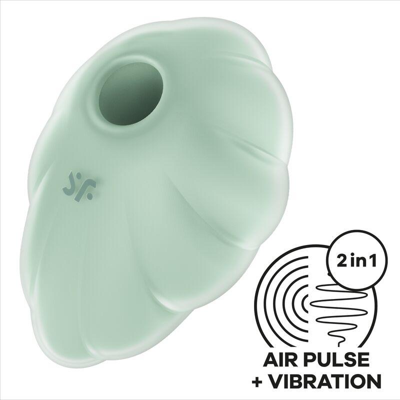 satisfyer vibratore clound dancer green air pulse