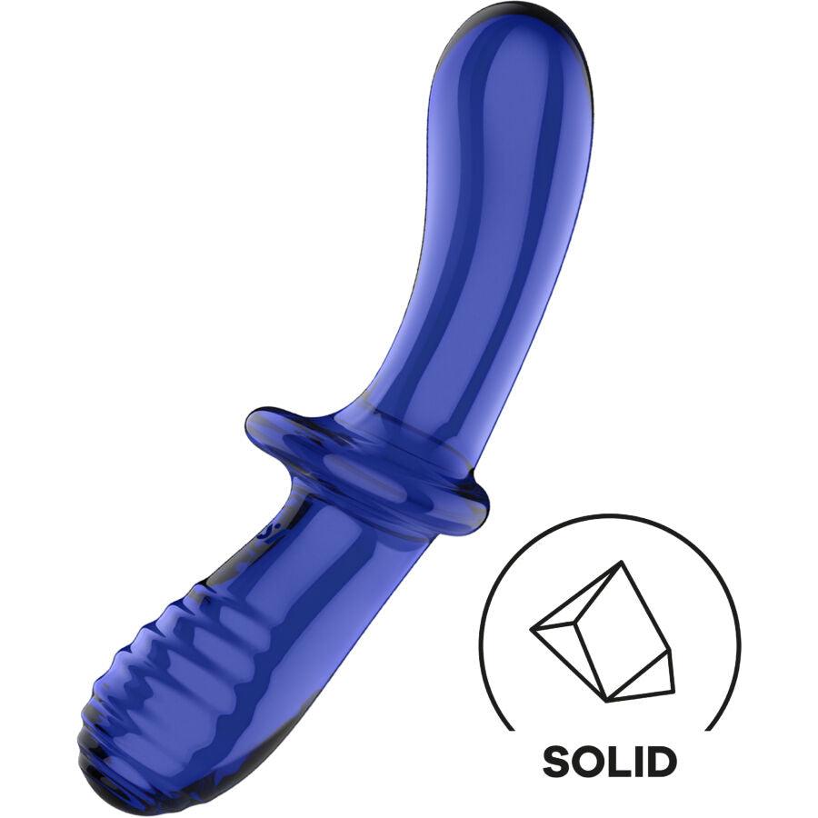 satisfyer dildo doppio cristallo trasparente