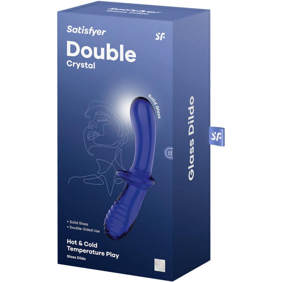 satisfyer dildo doppio cristallo trasparente