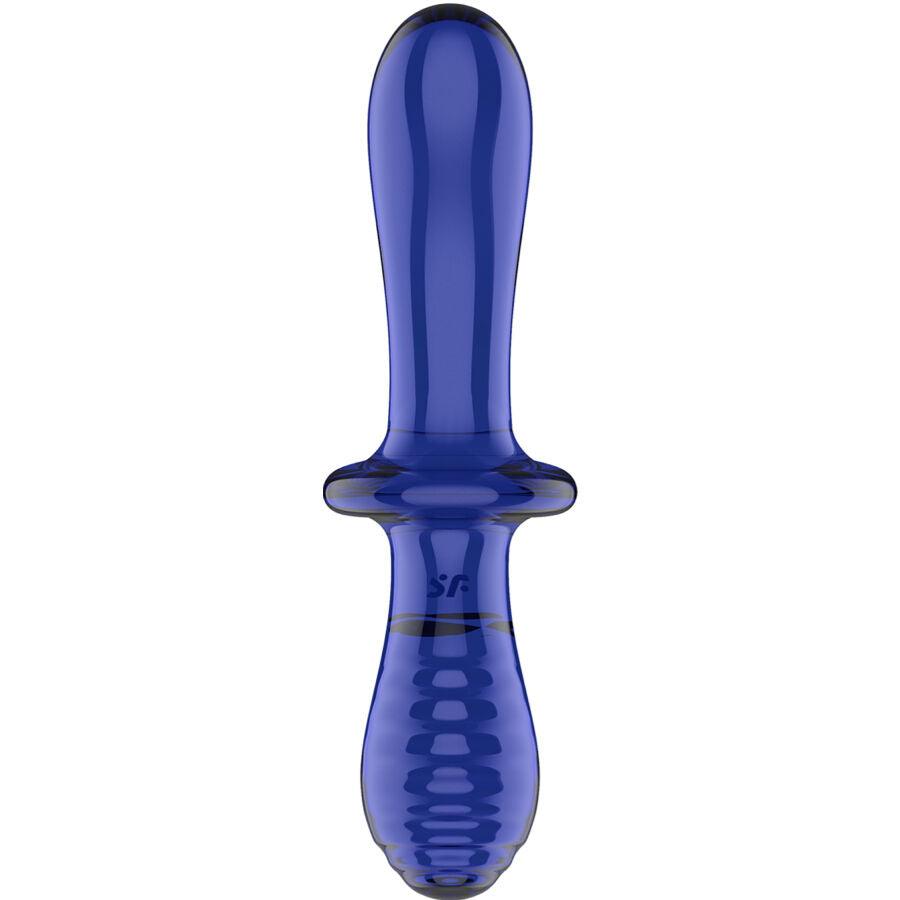 satisfyer dildo doppio cristallo trasparente