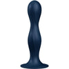 satisfyer dildo in silicone doppia palla granato