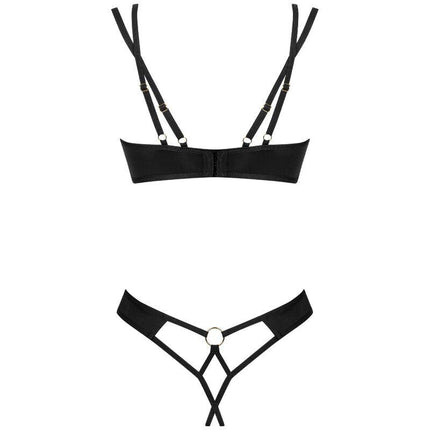 obsessive nesari set due pezzi crotchless xs s