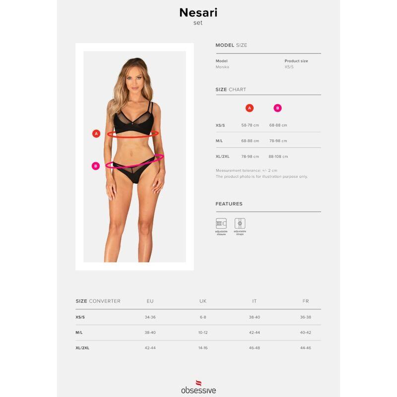 obsessive nesari set due pezzi xs s