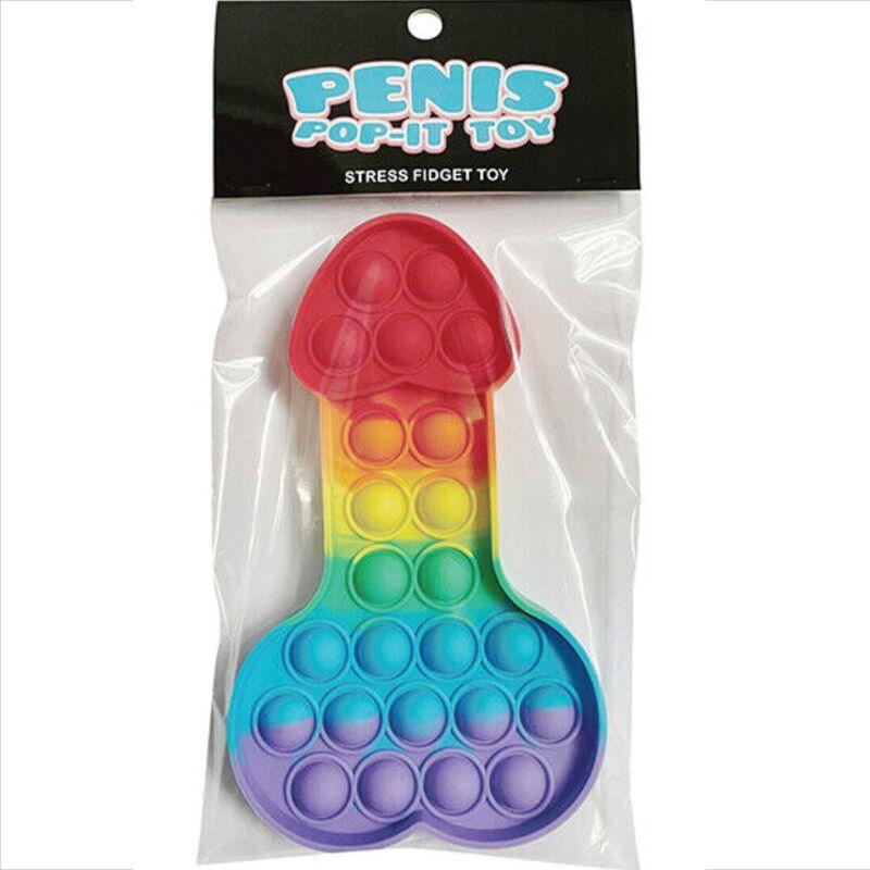 kheper games giocattolo antistress pene pop it multicolore