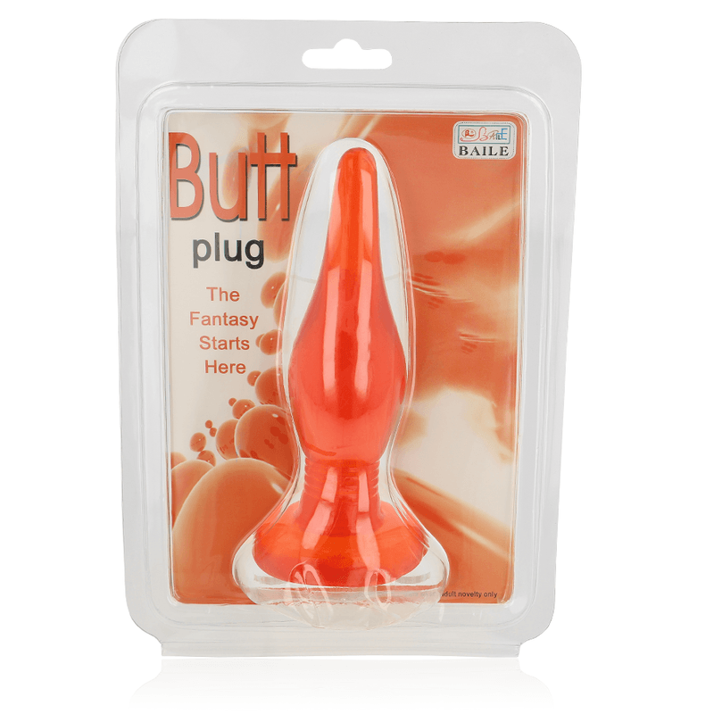 BAILE - PLUG ANALE SOFT TOUCH ROSSO 14.2 CM - Only Vibes