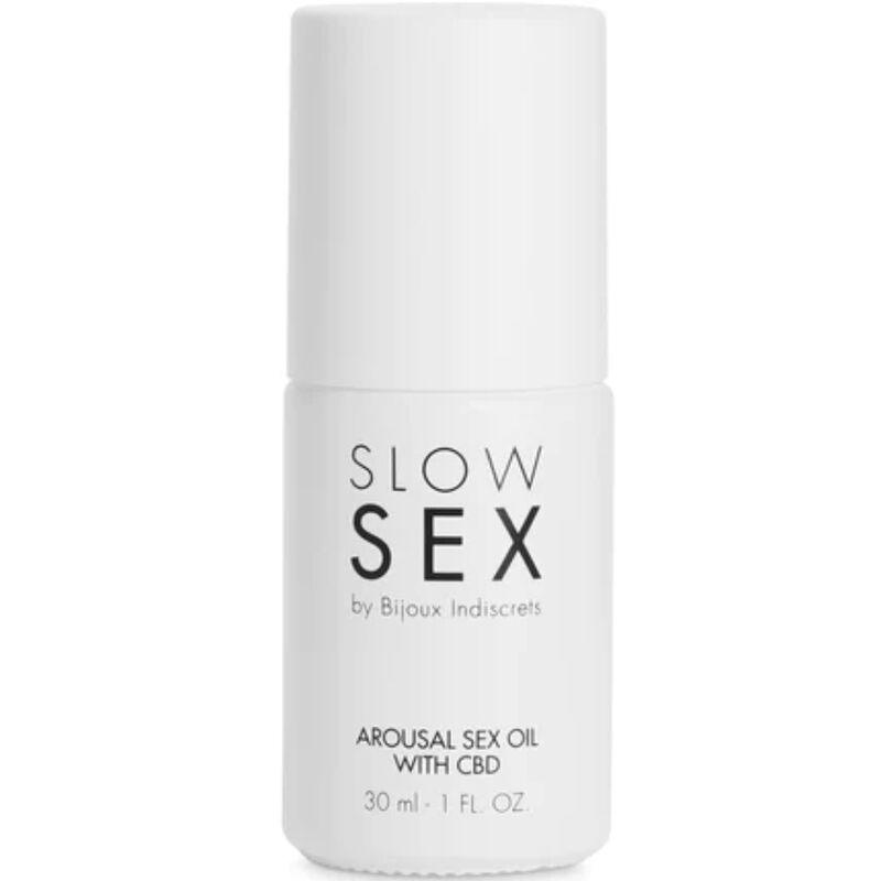 bijoux slow sex olio da massaggio sessuale con cbd 30 ml