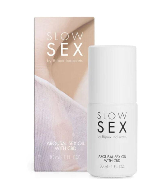 bijoux slow sex olio da massaggio sessuale con cbd 30 ml