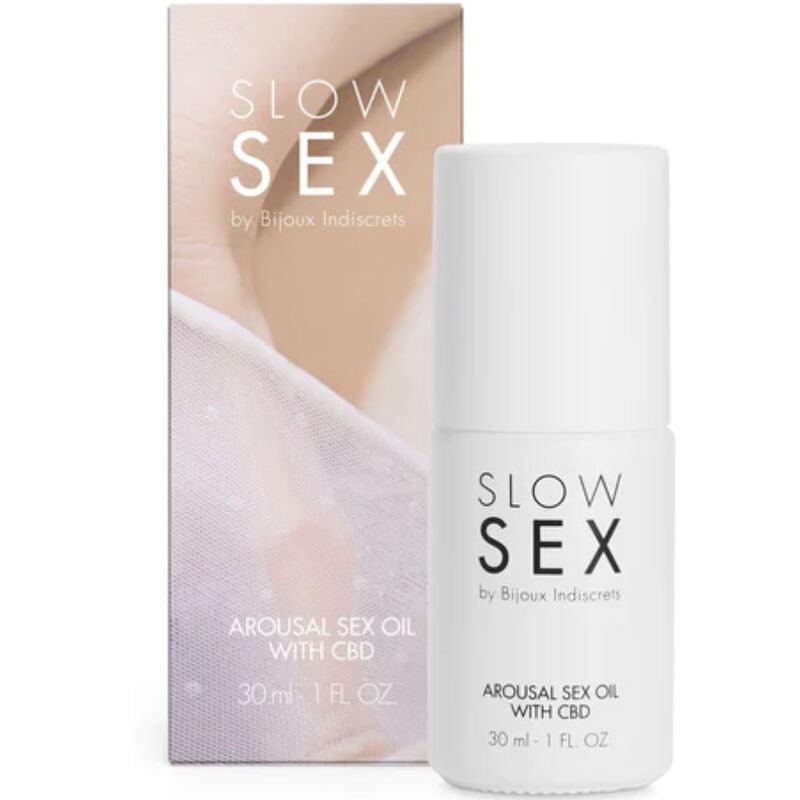 bijoux slow sex olio da massaggio sessuale con cbd 30 ml