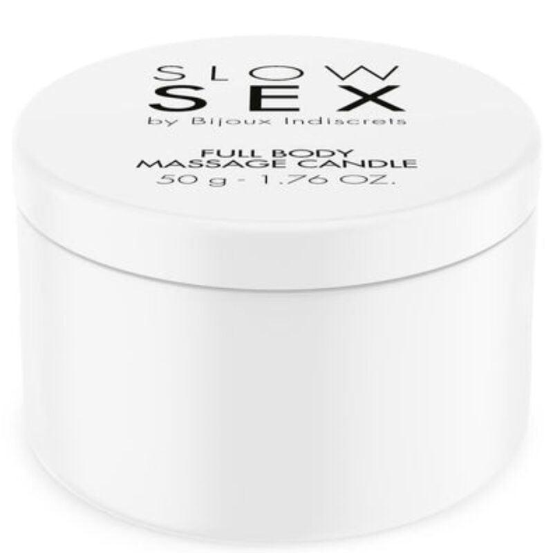 bijoux slow sex candela da massaggio corpo 50 g