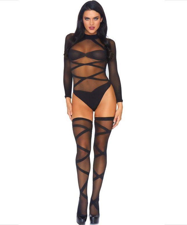 leg avenue set 2 pezzi corpo e coscia