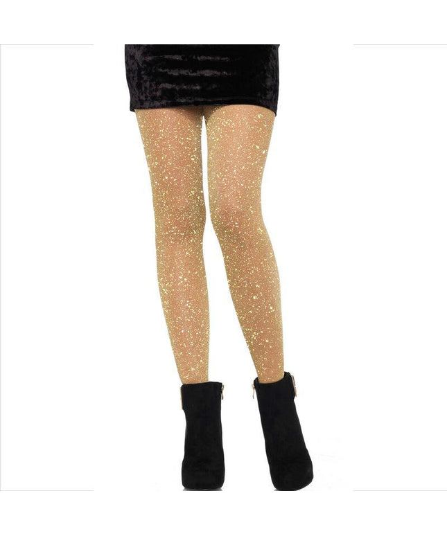 leg avenue collant trasparenti dorato