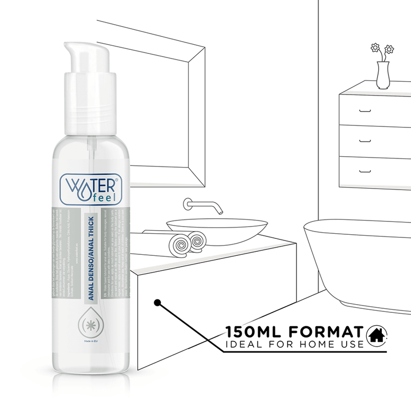 WATERFEEL - LUBRIFICANTE ANALE 150 ML - Only Vibes