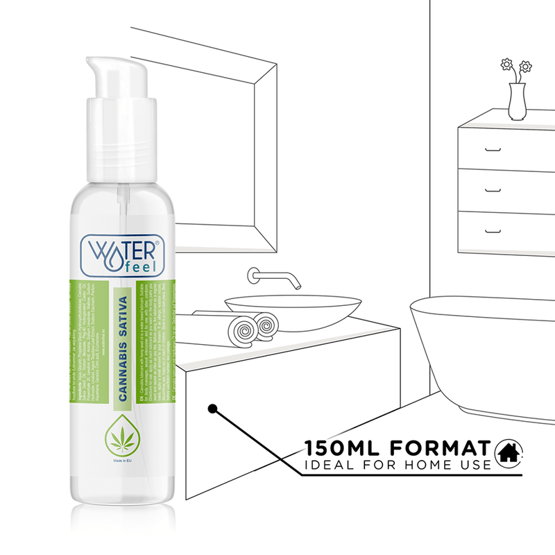 WATERFEEL - LUBRIFICANTE ALLA CANNABIS 150 ML - Only Vibes