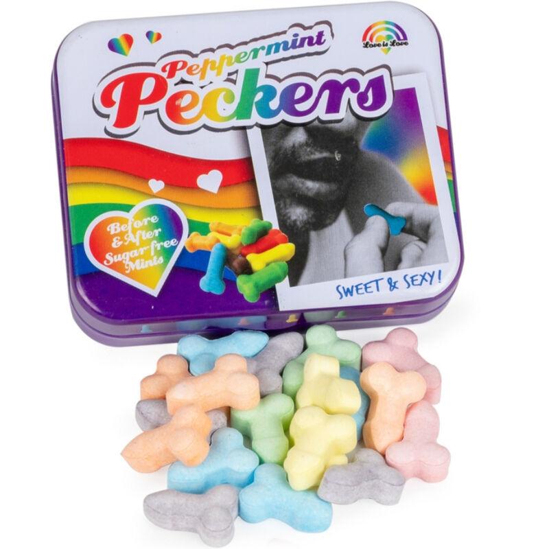 spencer fleetwood caramelle arcobaleno e menta peckers