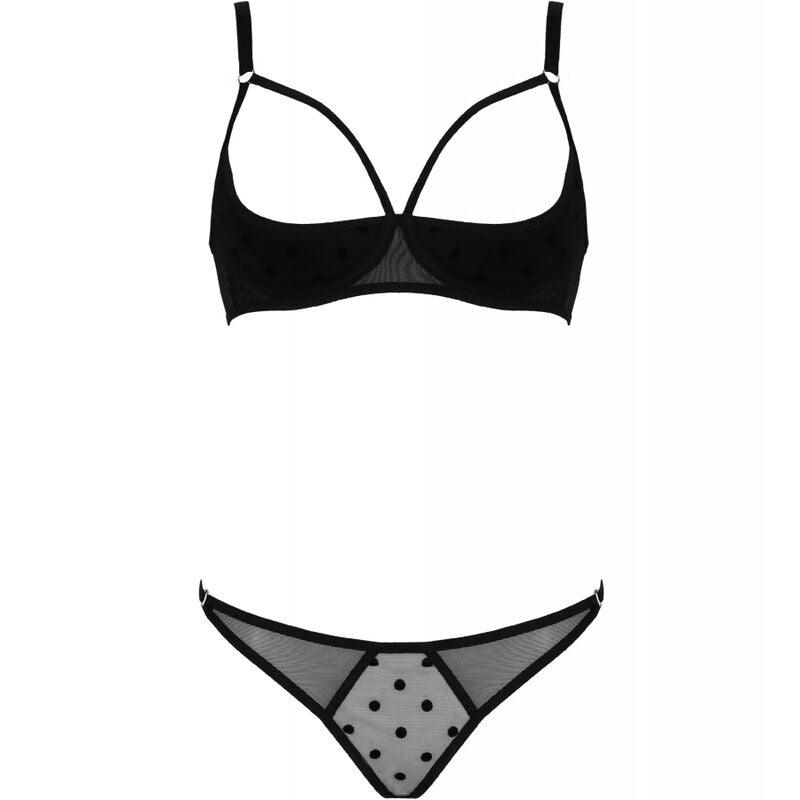 passion marina set due pezzi nero s m