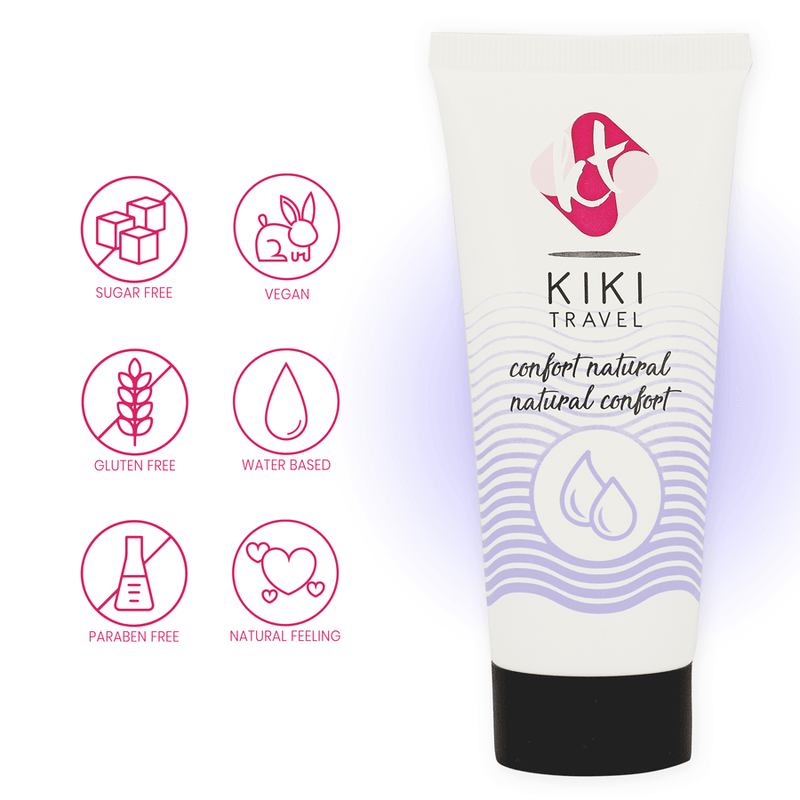 KIKÍ TRAVEL - CONFORT LUBRIFICANTE NATURALE 50 ML - Only Vibes