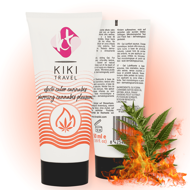 KIKÍ TRAVEL - CANNABIS LUBRIFICANTE EFFETTO CALDO 50 ML - Only Vibes