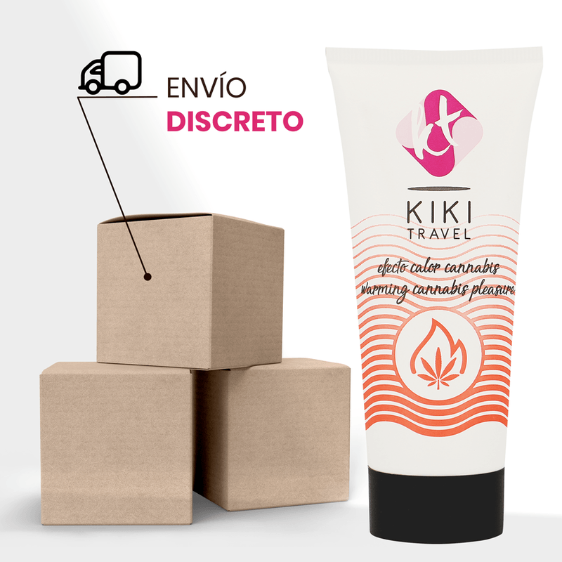 KIKÍ TRAVEL - CANNABIS LUBRIFICANTE EFFETTO CALDO 50 ML - Only Vibes