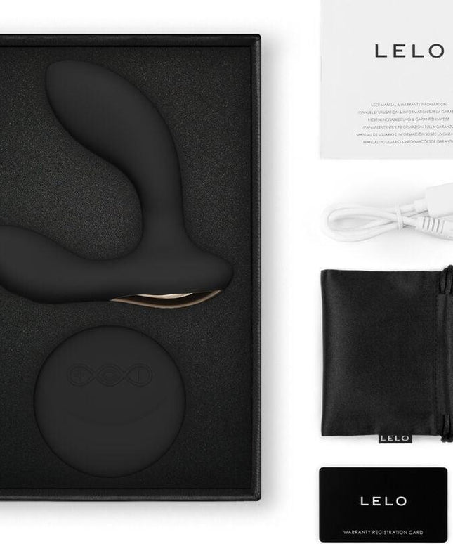 lelo massaggiatore prostatico con telecomando hugo 2 verde