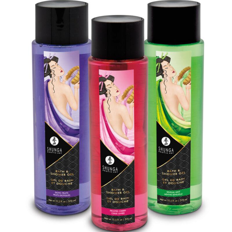 shunga gel bagno doccia sensuale menta 370 ml