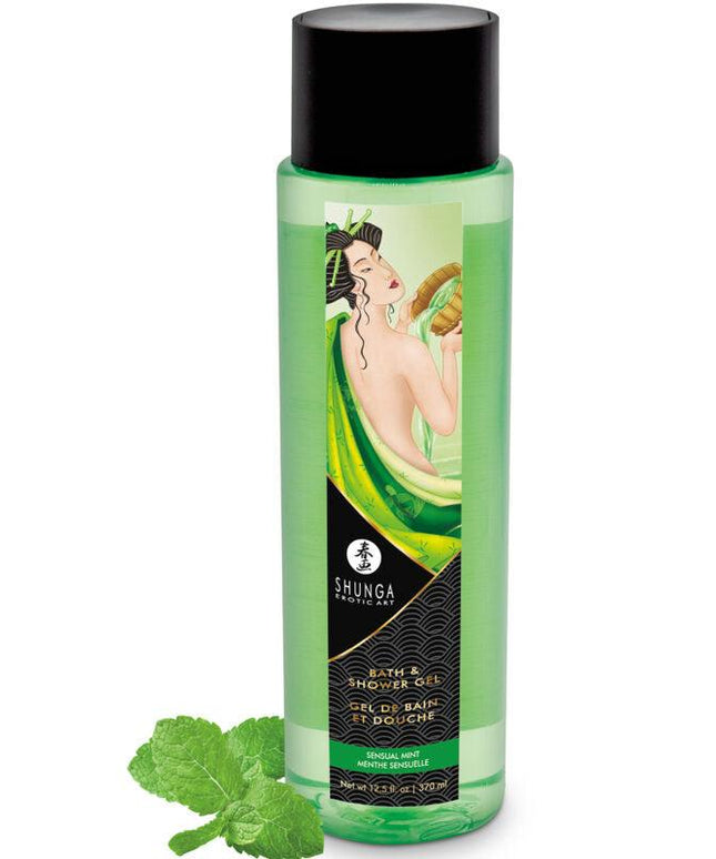 shunga gel bagno doccia sensuale menta 370 ml