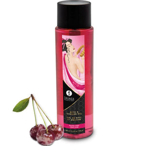 shunga gel bagno doccia ciliegia satinata 370 ml