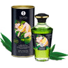 SHUNGA - OLIO DA MASSAGGIO EFFETTO CALORE BIOLOGICO AL TÈ VERDE 100 ML - Only Vibes