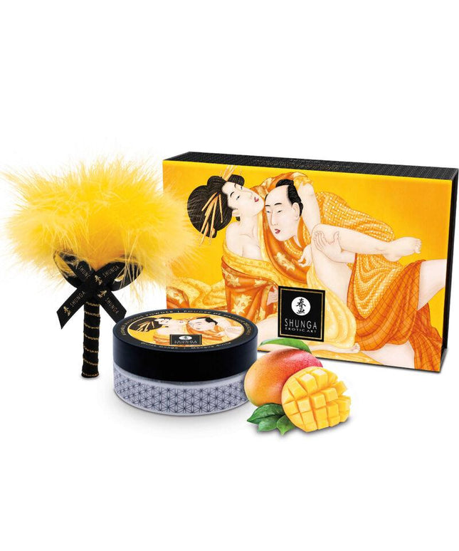 shunga kit polvere da massaggio alimentare mango