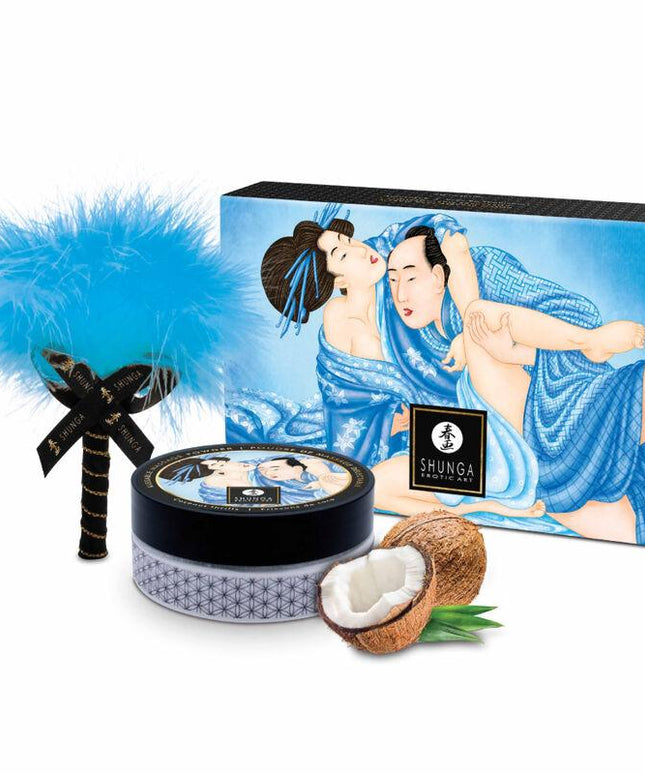 shunga kit polvere da massaggio al cocco alimentare