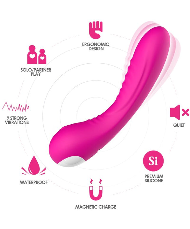 ARMONY - VIBRATORE LEGEND IN SILICONE FUCSIA