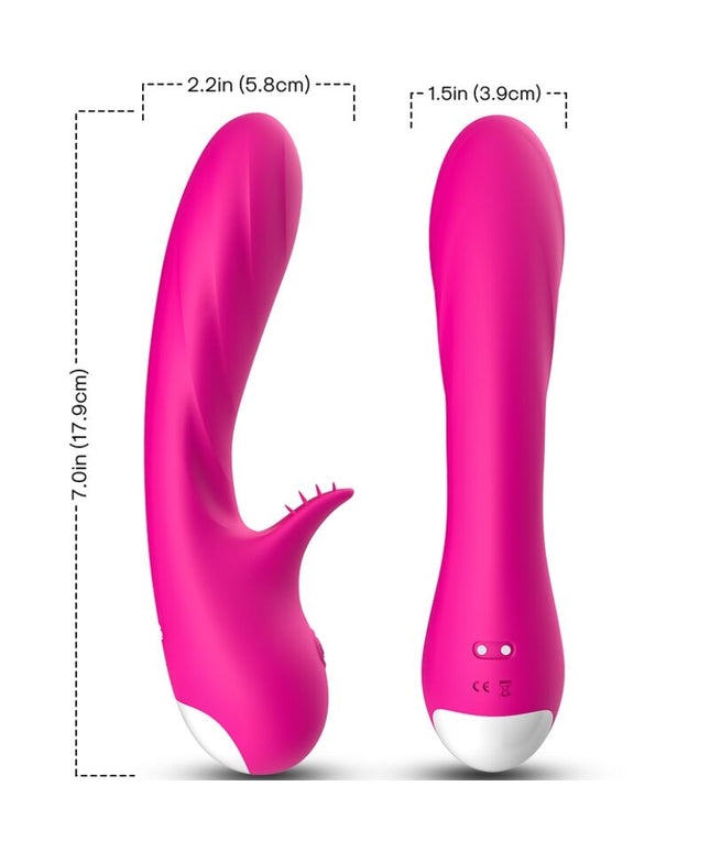 ARMONY - VIBRATORE ROMANCE CON STIMOLATORE FUCSIA
