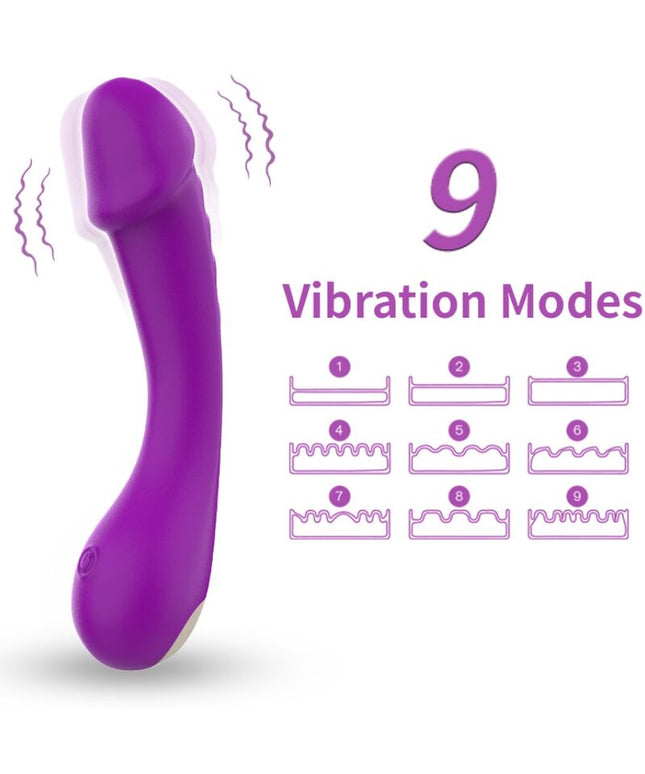 ARMONY - DILDO VIBRATORE G-SPOT IN SILICONE VIOLA