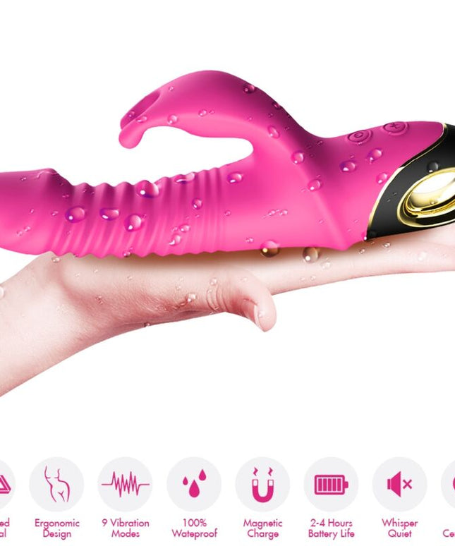 ARMONY - VIBRATORE ZING DILDO CONIGLIO FUCSIA